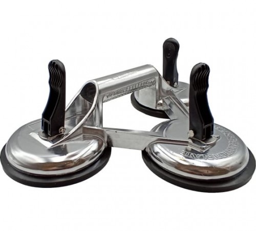 Присоска зажимная тройная для плитки и стекла TRIO-DIAMOND 118мм арт.282003