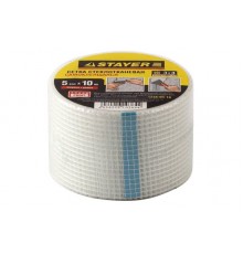 1246-05-10 Сетка армировочная STAYER PROFI стеклотканевая, самоклеющаяся, 2,85 х 2,85мм, 5см х 10м