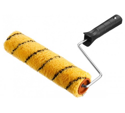 03518-24 Валик малярный ЗУБР ОПТИМА-ДУАЛОН все виды ЛКМ на маслянной осн, бюгель 6мм, 40, ворс 12мм,