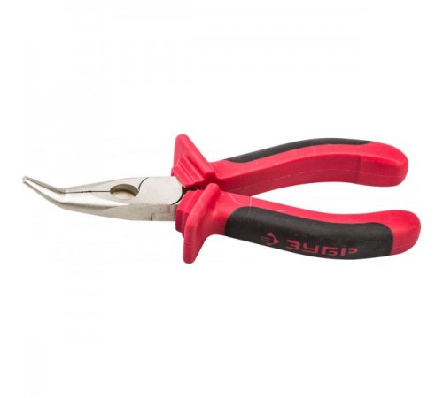 22025-4-16 Тонкогубцы изогнутые ЗУБР Мастер, хромированные, 160 мм