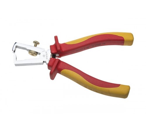 22145-9-16 Пассатижи ЗУБР Профэлектрик диэлектрические для зачистки проводов, 180 мм