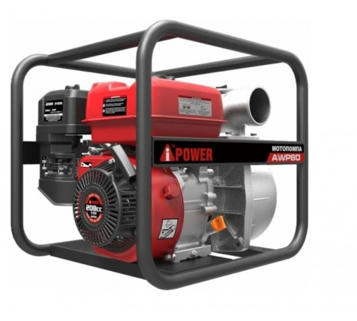 Мотопомпа бензиновая для чистой воды A-iPower AWP80 30131