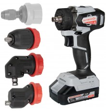 Дрель акк Интерскол ДА-13/18ВК комби апи 3 насадки,кейс 575.2.2.78