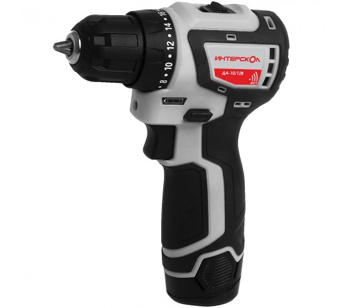 Дрель аккумуляторная Интерскол ДА-10/12В МиниМакс 687.1.2.71