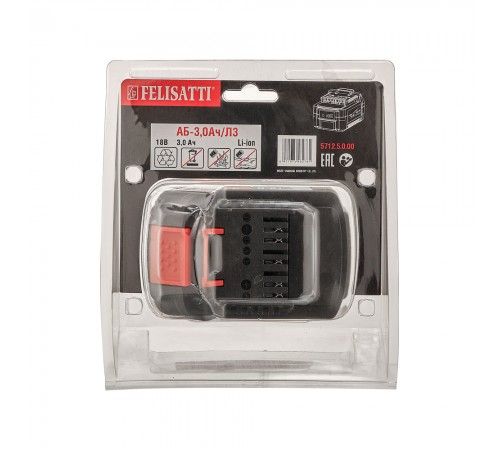 5712.5.0.00 Аккумуляторная батарея FELISATTI АБ-3.0 Ач/ЛЗ