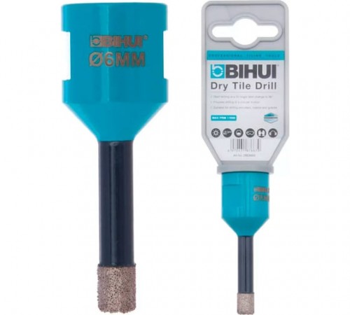 DBDF06 Коронка алмазная BIHUI по керамограниту М14 для УШМ 6х64мм