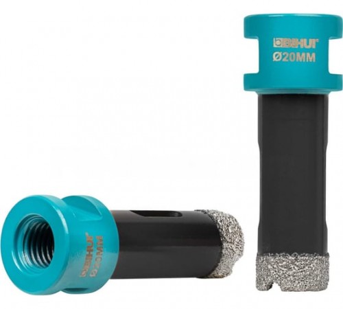 DBDF20 Коронка алмазная BIHUI по керамограниту M14 для УШМ 20х74мм