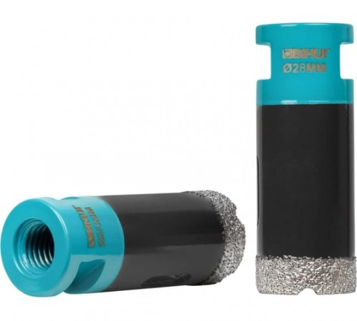 DBDF28 Коронка алмазная BIHUI по керамограниту M14 для УШМ 28х74мм