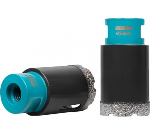 DBDF38 Коронка алмазная BIHUI по керамограниту М14 для УШМ 38х74мм