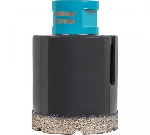 DBDF55 Коронка алмазная BIHUI по керамограниту 55мм, вакуумная пайка