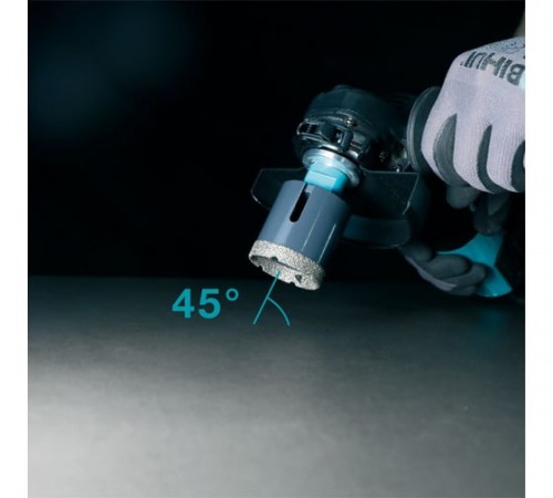 DBDF55 Коронка алмазная BIHUI по керамограниту 55мм, вакуумная пайка