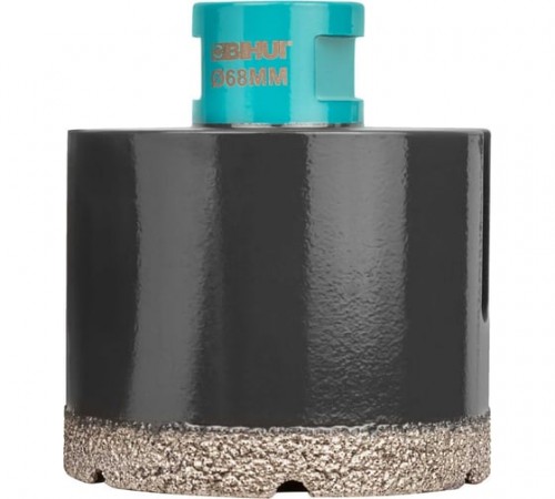 DBDF68 Коронка алмазная BIHUI по керамограниту М14 для УШМ 68х74мм