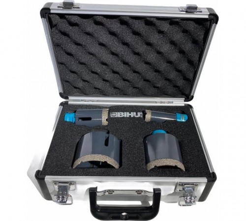 DBDMK4 Коронки алмазные набор на УШМ М14 BIHUI 4 коронки в комплекте