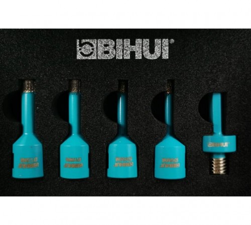 DBDMK5 Коронки алмазные набор на УШМ М14 BIHUI