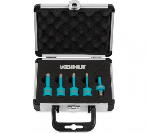 DBDMK5 Коронки алмазные набор на УШМ М14 BIHUI