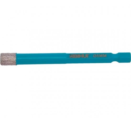 DBDQ08 Коронка алмазная BIHUI по керамограниту для дрели 8х80мм