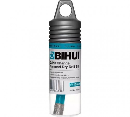 DBDQ10 Коронка алмазная BIHUI по керамограниту для дрели 10мм