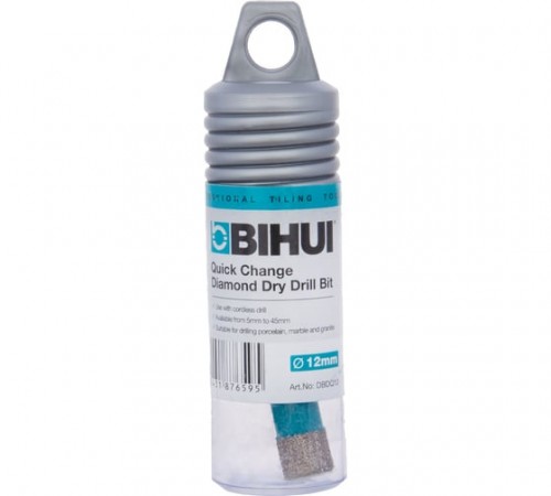 DBDQ12 Коронка алмазная BIHUI по керамограниту для дрели 12x80мм