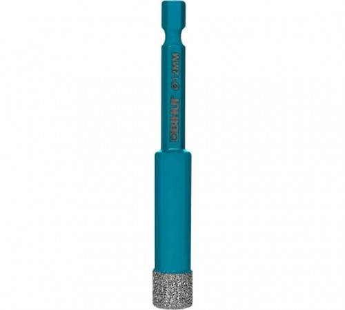 DBDQ12 Коронка алмазная BIHUI по керамограниту для дрели 12x80мм