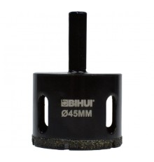 Коронка алмазная по керамограниту BIHUI DBW45 45мм