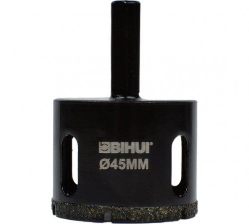 Коронка алмазная по керамограниту BIHUI DBW45 45мм
