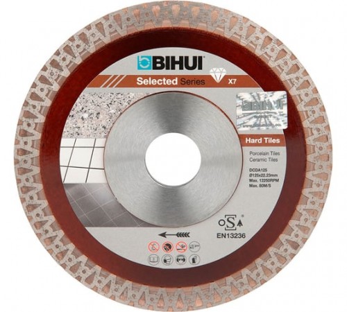 DCDA125 Диск алмазный BIHUI коричневый 125 мм