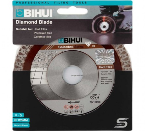 DCDA125 Диск алмазный BIHUI коричневый 125 мм