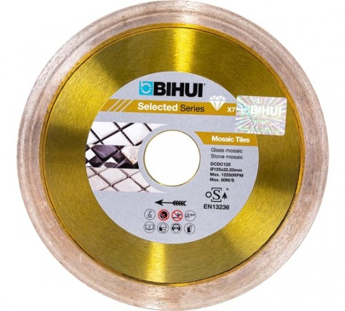 DCDC125 Диск алмазный BIHUI MOSAIC TILES желтый 125 мм