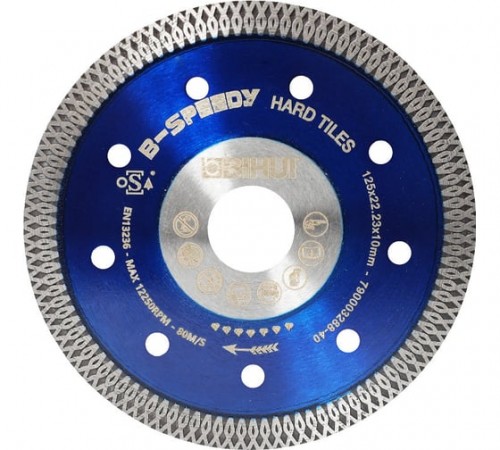DCDM125 Диск алмазный BIHUI HARD TILES синий 125 мм