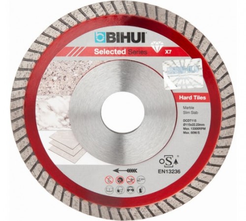Диск алмазный BIHUI B-TURBO красный 115 мм DCDT115