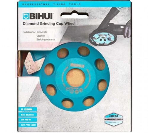 DCWA5 Алмазная чашка по бетону професс. BIHUI FAN d=125 mm