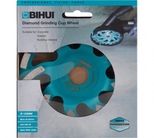 DCWF5 Алмазная чашка по бетону професс. ТУРБО BIHUI FAN