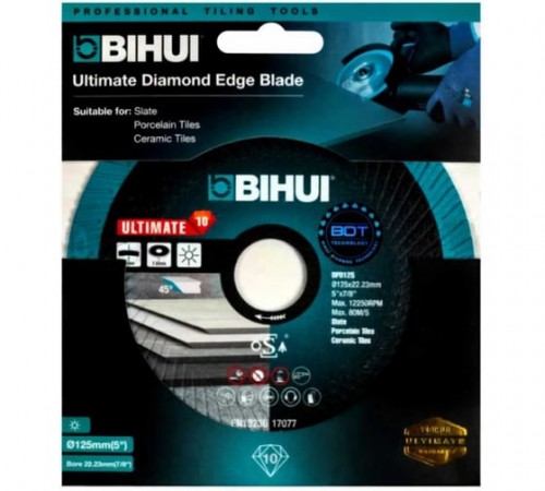 Алмазный диск BIHUI Ultimate Edge 125 мм, для резки и заусовки плитки под 45°, арт.DPD125