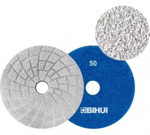 DPV405 Круг алмазный гибкий BIHUI шлифовальный 100мм #50
