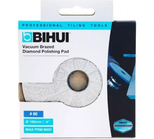 DPV405 Круг алмазный гибкий BIHUI шлифовальный 100мм #50