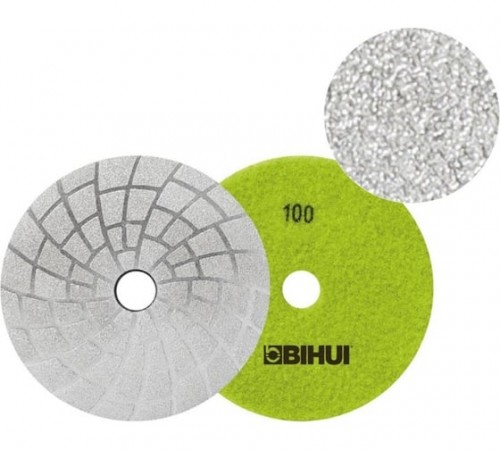АГШК BIHUI (вакуумная пайка) для шлифовки и полировки, #100, Ø100мм , арт.DPV410