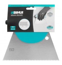 Шпатель зубчатый BIHUI FTSCB2 180 мм, зуб B2