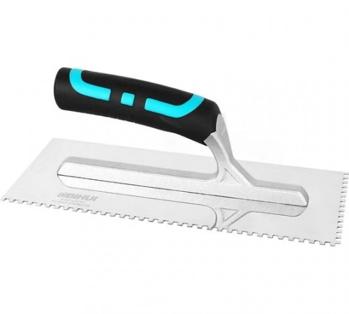 PTSB04 Металлический зубчатый шпатель BIHUI зуб 4мм, 280х120мм