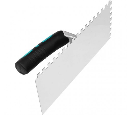 PTSB08 Металлический зубчатый шпатель BIHUI зуб 8мм, 280х120мм