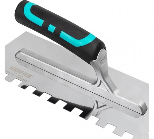 PTSB10 Металлический зубчатый шпатель BIHUI  280х120х10мм