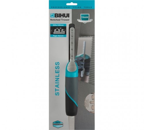 PTSHTG Шпатель металлический зубчатый 320х120