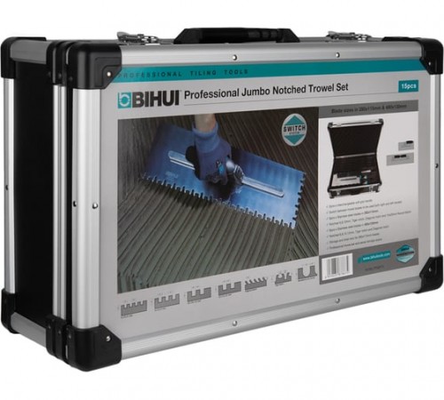 PTSJK15 Набор металлических зубчатых шпателей BIHUI 16 шт