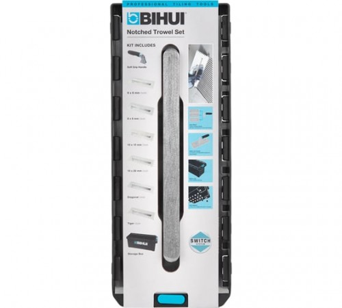 PTSJK15 Набор металлических зубчатых шпателей BIHUI 16 шт