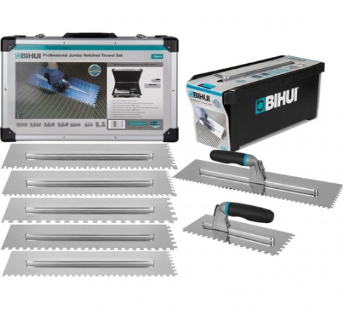 PTSJK15 Набор металлических зубчатых шпателей BIHUI 16 шт