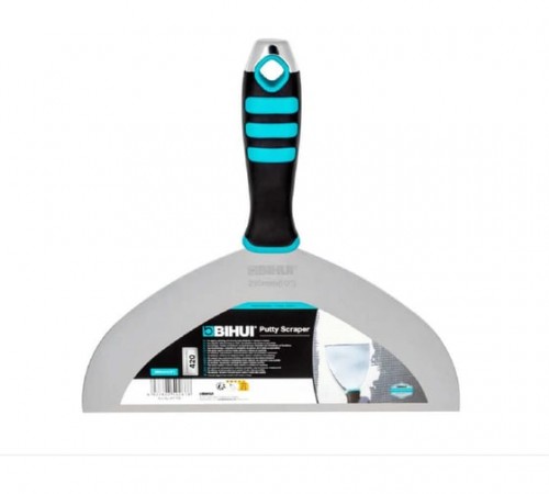 Шпатель малярный BIHUI 10" (250мм) из нержавеющей стали, арт.PTT10