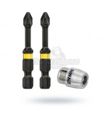 DT 70536T Набор бит Dewalt 2шт + магнитный держатель