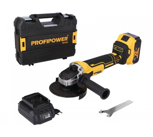 УШМ аккумуляторная PROFIPOWER DWDGA-18V E0103