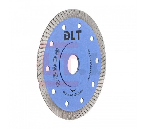 1424 Диск алмазный DLT №19 (SUPER THIN TURBO) 125 мм