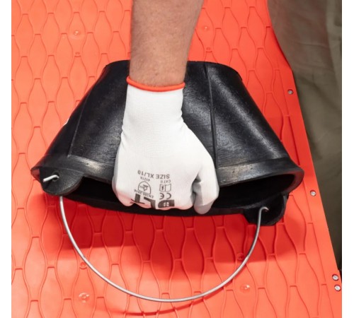 Ведро строительное гибкое, DLT, 6л (факт. 5,7л), тип RUBBERBUCK, арт.2900