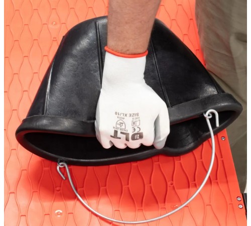 Ведро строительное гибкое, широкое, DLT, 10л (факт. 9л), тип RUBBERBUCK, арт.2904